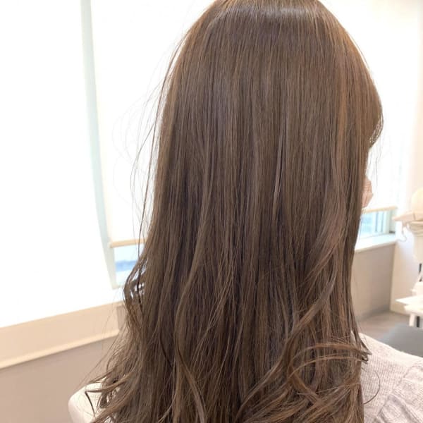 ブリーチなし柔らかベージュ