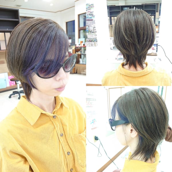 ショートヘアスタイル