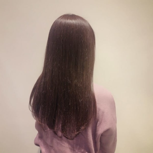 暖色ツヤカラー★カシスバイオレット|hair Weve 佐倉店