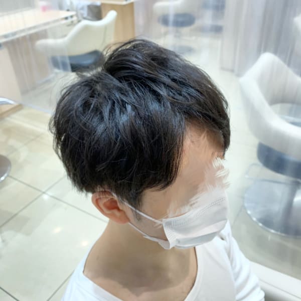 爽やかアップバング