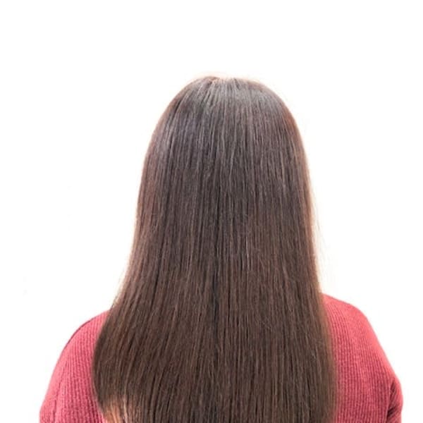 ナチュラルストレート/縮毛矯正/ロング/サラツヤ/30代40