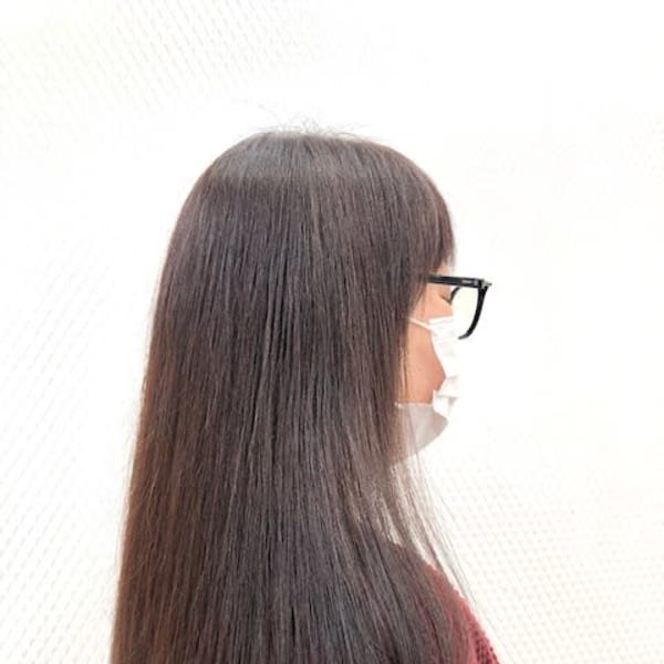 ナチュラルストレート/縮毛矯正/ロング/サラツヤ/30代40