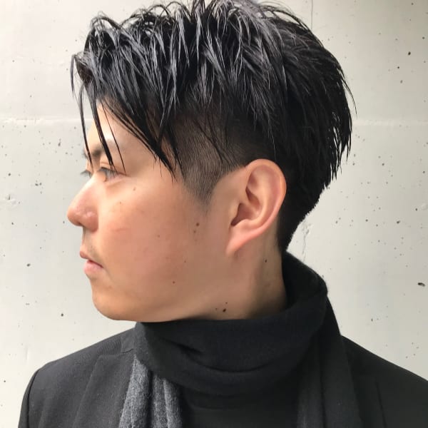 メンズのオススメ順 30代 カラー 黒髪の髪型 ヘアスタイル 楽天ビューティ
