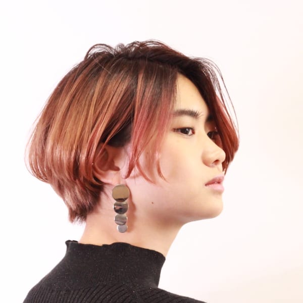 大人のエッジショートヘアー