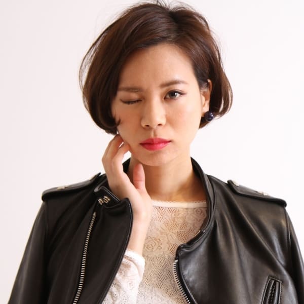 大人のクールショートボブ