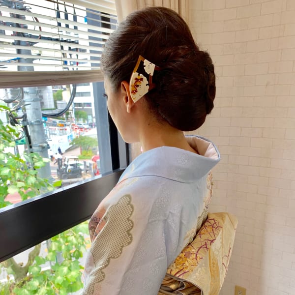 訪問着着付け&ヘアセット