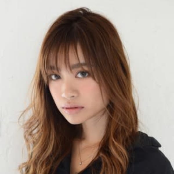 外国人風ウェーブロング