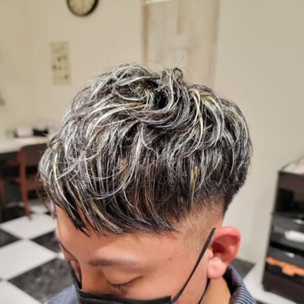 メンズハイライト【スタジオアルファプラス日暮里】