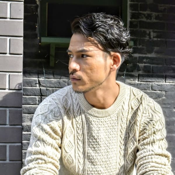 ワイルドパーマセクシーツーブロック