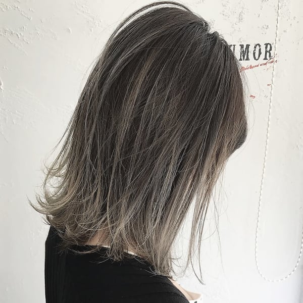 レディースの新着順 3dカラー カラー アッシュ ブラウン ミディアムの髪型 ヘアスタイル 楽天ビューティ