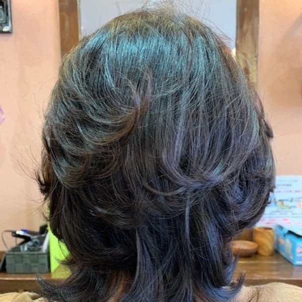 毎日のセットが楽しくなる☆ナチュラルショートレイヤー☆