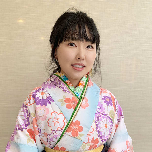 卒業式袴着付け