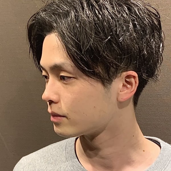 【14ページ目 メンズのオススメ順】パーマ/ミディアムの髪型・ヘアスタイル 楽天ビューティ