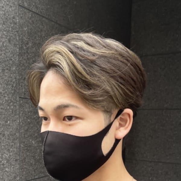 メンズもフェイスフレーミング