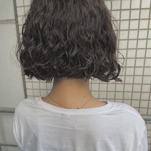 【あべ】ボブパーマ