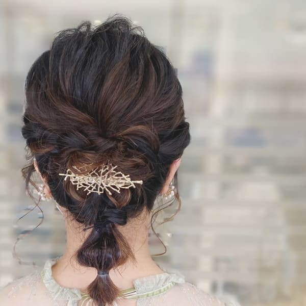 結婚式 ダウンスタイル