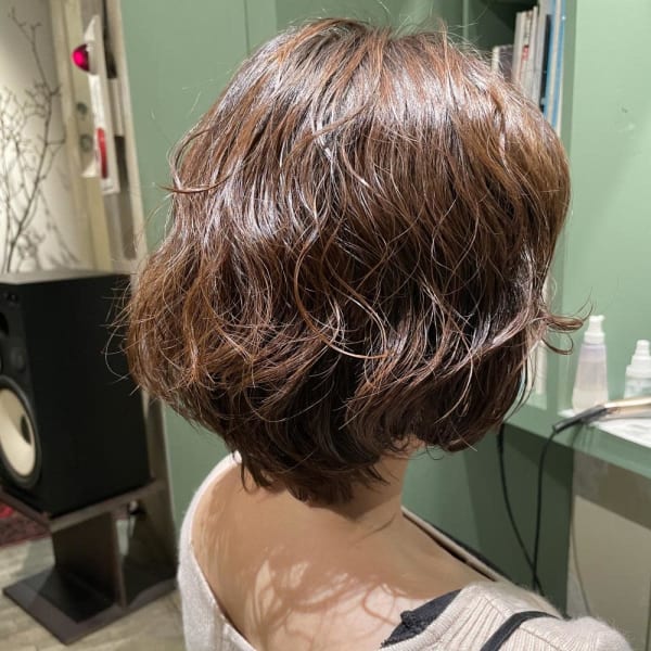 伸ばしかけデジタルパーマ