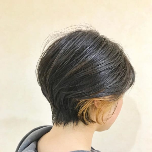 【イヤリングカラー】インナーカラーショート|Trico by FACE。