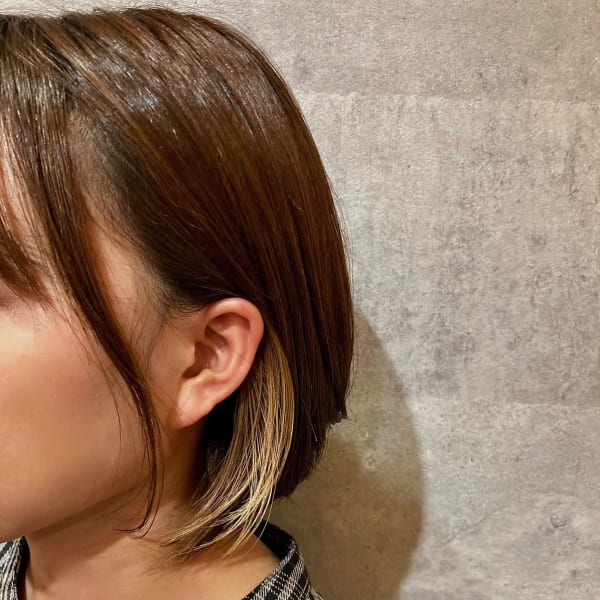 インナーカラー|BRICK HAIR & SPA 松山
