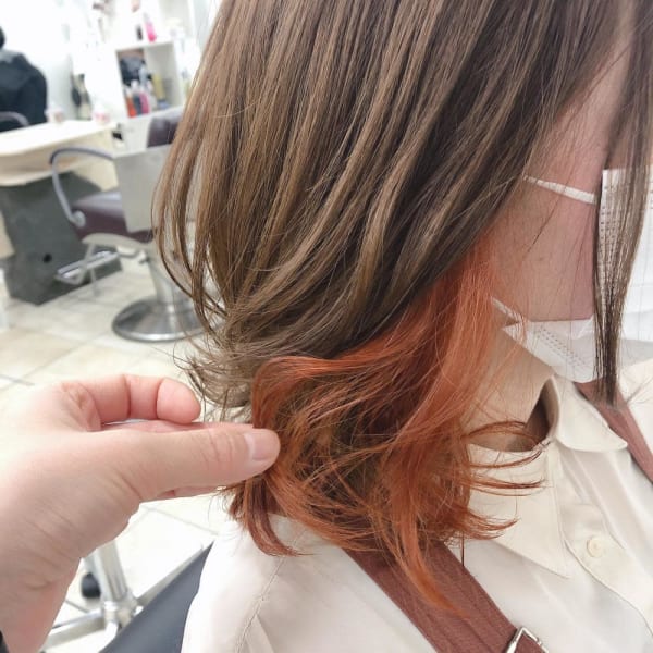 【Euphoria池袋/高瀬】ママヘア/イヤリングカラー
