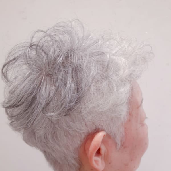 afumty×ショート×ゆるふわ×グレー