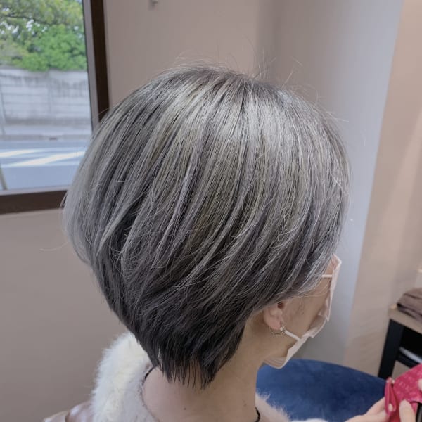 ハンサムひし形ショート×ペールシルバー|Rinne甲東園 【リンネ】