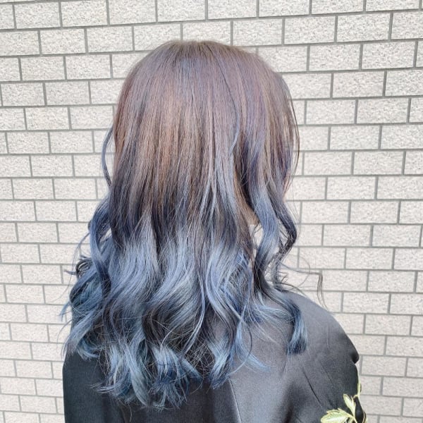 Lia&汐見悠佑 グラデーションラベンダーカラー