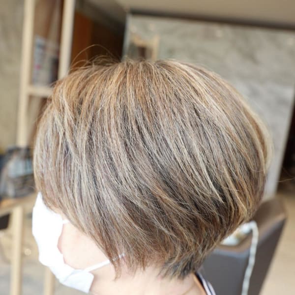 ひし形シルエットのパリボブ