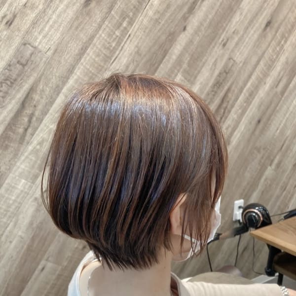 南国のココナッツ縮毛矯正ショートボブ