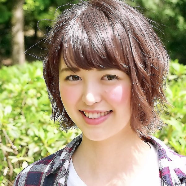 ラフでかわいい外はねショートBOB|mu-kichi　吉祥寺店