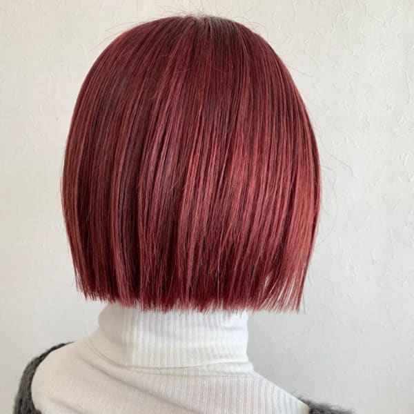  バーガンディカラー 