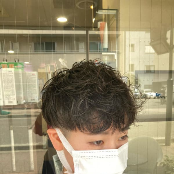 ♪ストレートマッシュS字カールパーマ♪