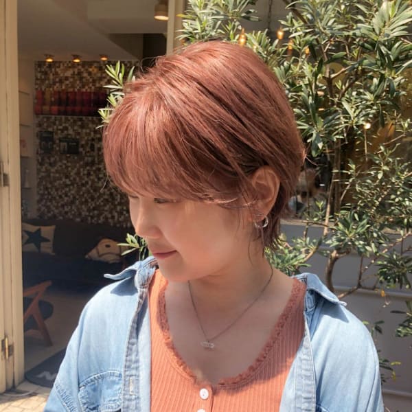 大人可愛い ピンクベージュ☆横浜駅西口