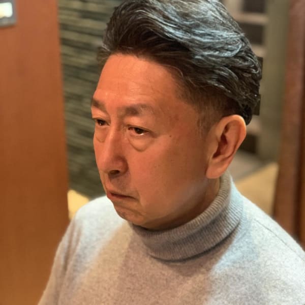 銀座60代男性ダンディズムカットコース