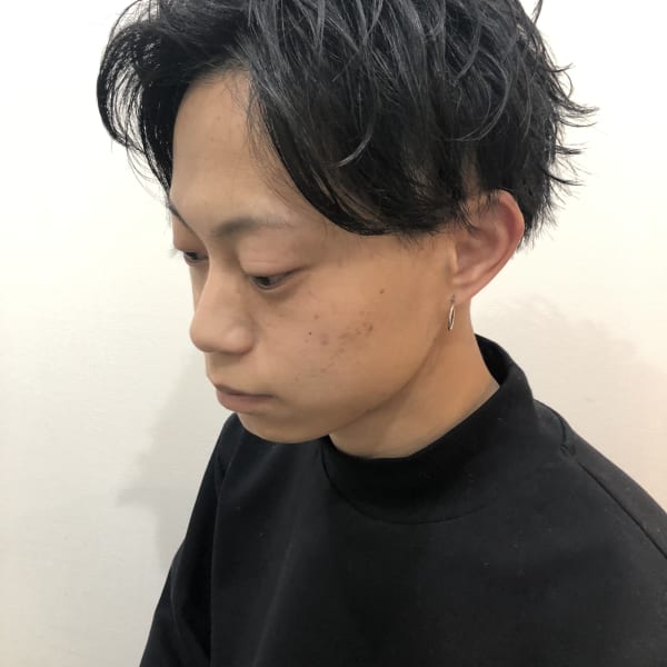 センターパートマッシュ|a Gland villa suita