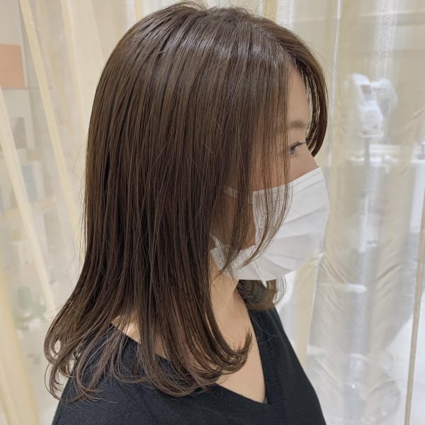 顔周りスッキリ骨格補正カット|日置美容室本店