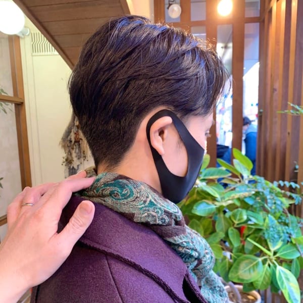 《中目黒サロンe's》スッキリ刈り上げツーブロック【諸星】