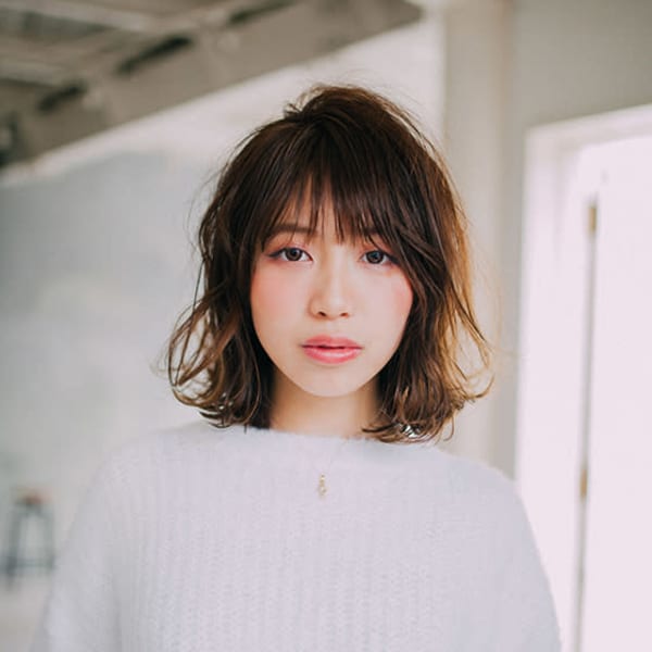 北千住/髪質改善 大人エアリー外ハネミディ