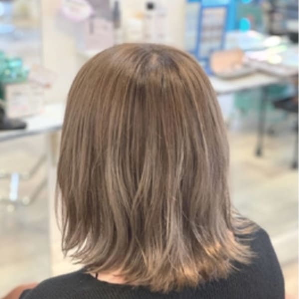 外ハネ＊シルバーアッシュ