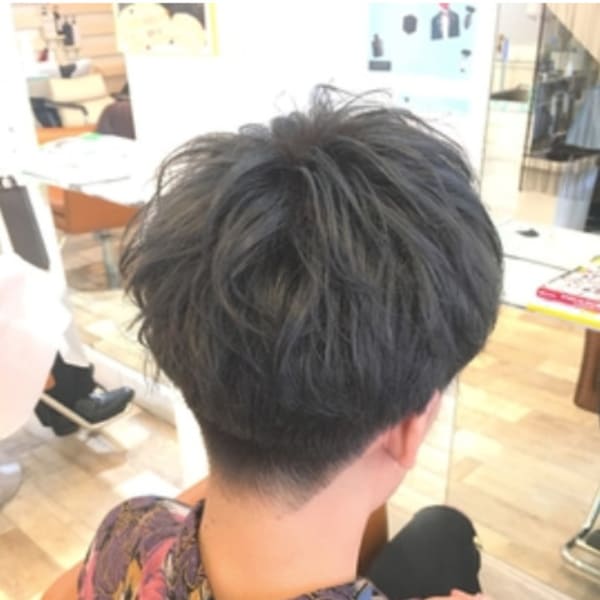 マッシュ＊ネイビーアッシュ