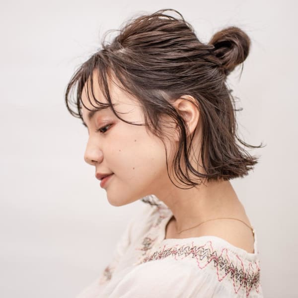 【eha 豊中】切りっぱなしボブ簡単アレンジ|YUCCA eha 豊中