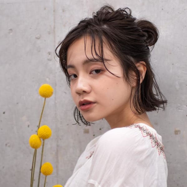【eha 豊中】切りっぱなしボブ簡単アレンジ|YUCCA eha 豊中