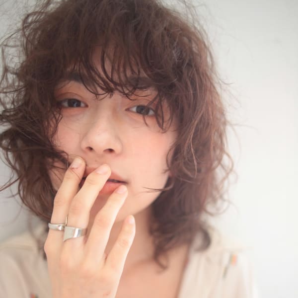 ミディアムパーマ　代官山　髪質改善　ナチュラル　恵比寿　渋谷