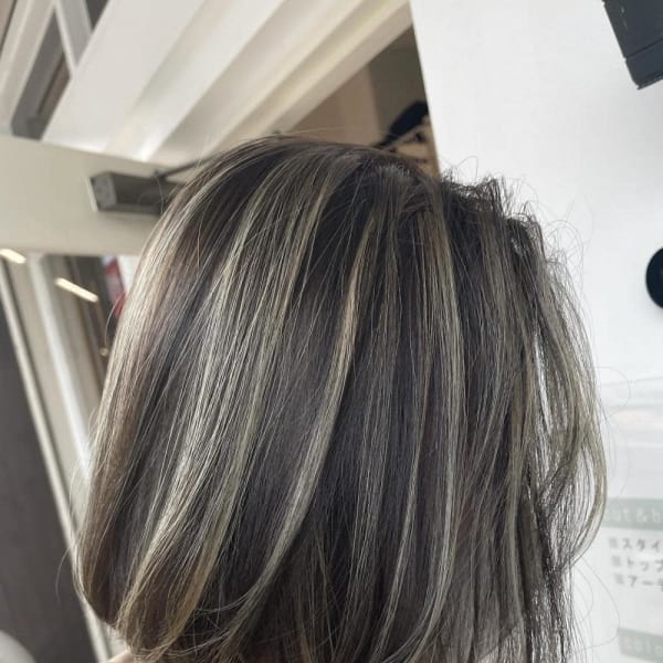 大人気☆コントラストハイライトbob