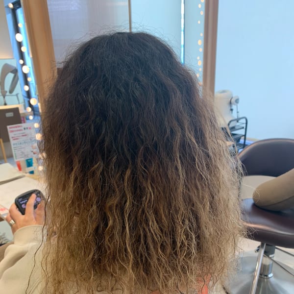 ぐるぐるスパイラルパーマ