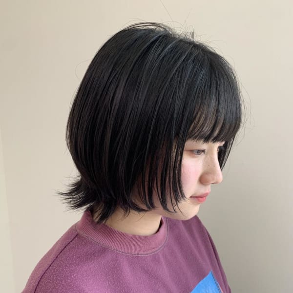 ボブからバッサリウルフカット/naomi