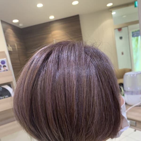 ピンクアッシュ【Ash元住吉店ヘアスタイル】