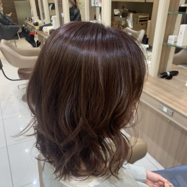 ピンクアッシュ【Ash元住吉店ヘアスタイル】