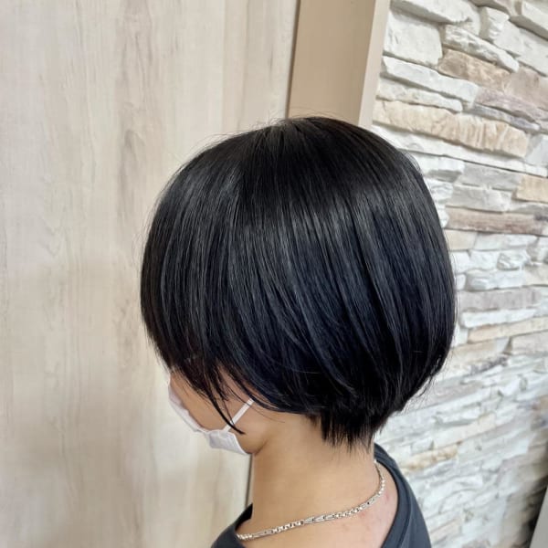 スッキリ丸みショート♪