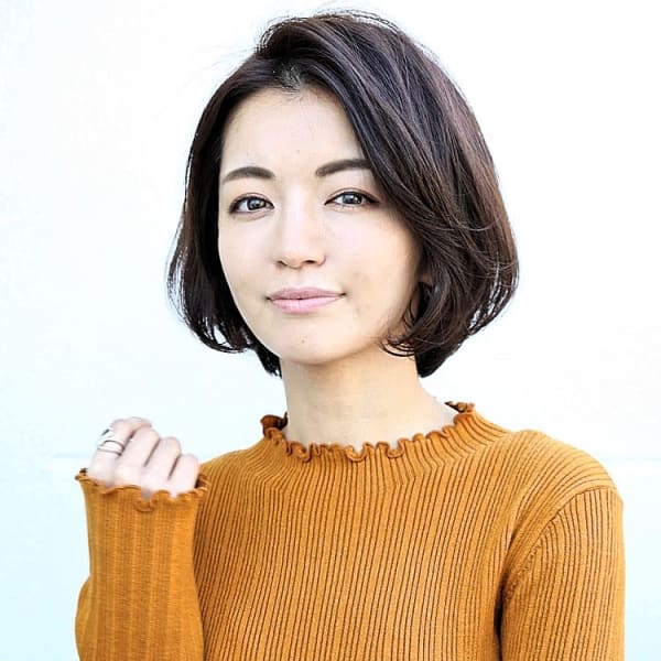 ひし形ボブで大人綺麗